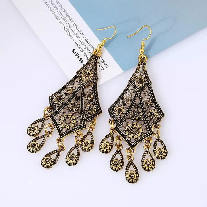 Elegant Gold-Plated Earrings for Women-Gold-State of Style