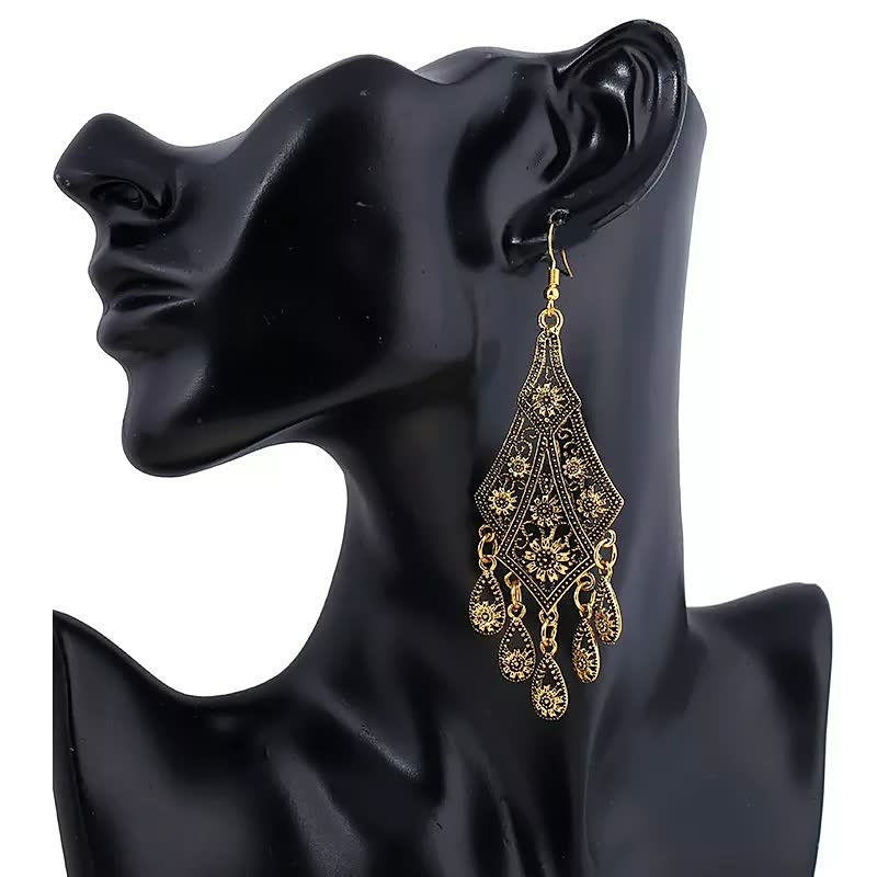 Elegant Gold-Plated Earrings for Women-Gold-State of Style