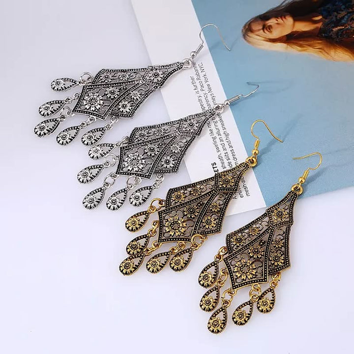 Elegant Gold-Plated Earrings for Women-Gold-State of Style