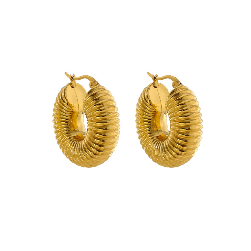 Elegant Golden Earrings for Everyday Wear-State of Style
