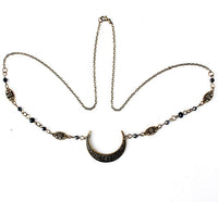 Elegant Head Necklace | Stylish Jewellery for Women-Bronze-State of Style