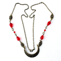 Elegant Head Necklace | Stylish Jewellery for Women-Red-State of Style