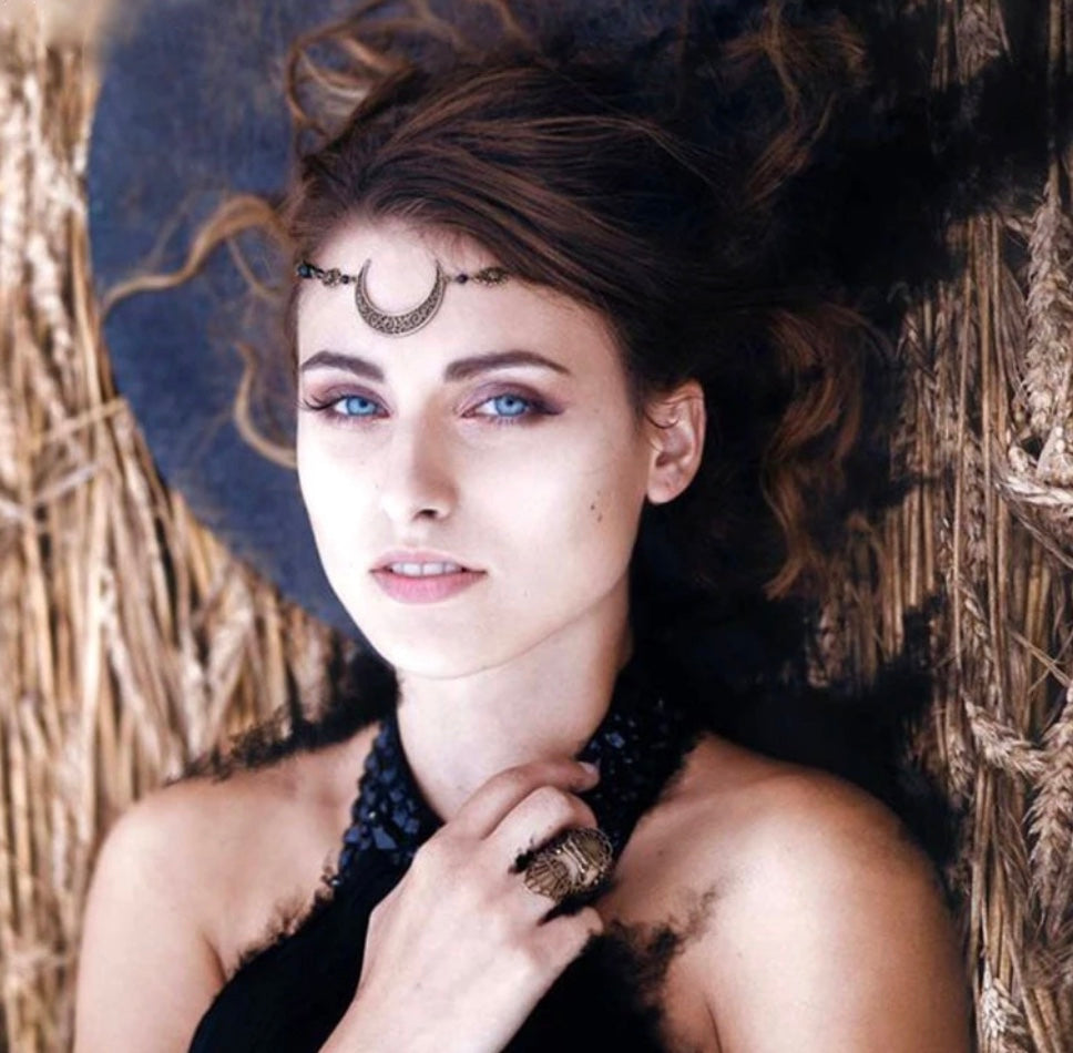 Elegant Head Necklace | Stylish Jewellery for Women-Silver-State of Style