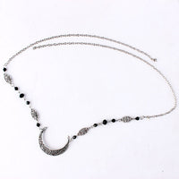 Elegant Head Necklace | Stylish Jewellery for Women-Silver-State of Style