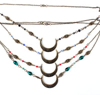 Elegant Head Necklace | Stylish Jewellery for Women-Silver-State of Style