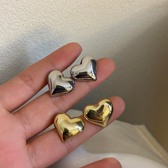 Elegant Heart Earrings | Perfect Gift For Her-Earring set (2-pcs)-State of Style