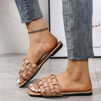 Elegant Heeled Slippers – Stylish & Comfortable Indoor Footwear-Brown-5.0-State of Style