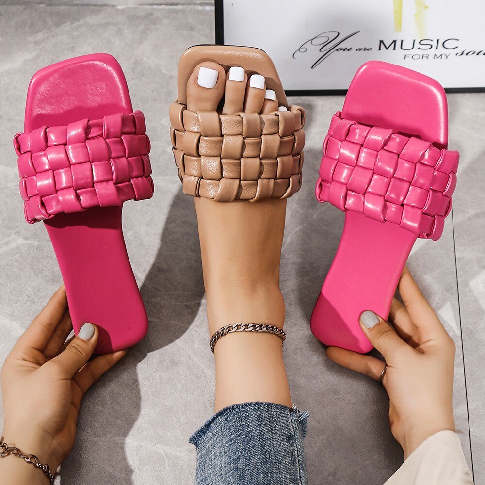 Elegant Heeled Slippers – Stylish & Comfortable Indoor Footwear-Brown-5.0-State of Style