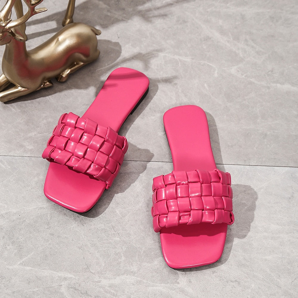 Elegant Heeled Slippers – Stylish & Comfortable Indoor Footwear-Rose Red-5.0-State of Style