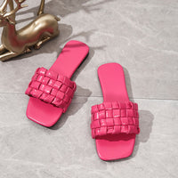 Elegant Heeled Slippers – Stylish & Comfortable Indoor Footwear-Rose Red-5.0-State of Style