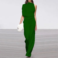 Elegant High Neck Jumpsuit by Isabel-Green-S-State of Style
