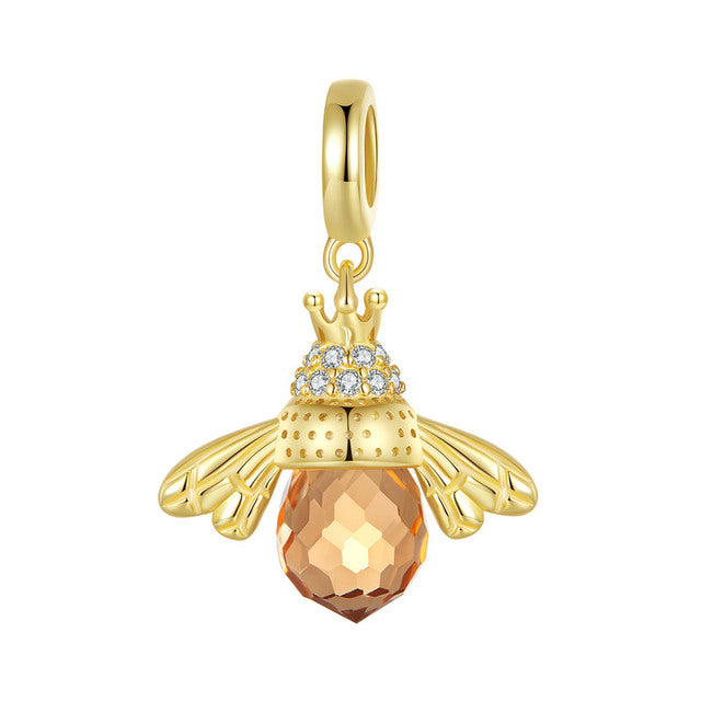Elegant Insect Pendant Necklace | Unique Jewellery Piece-Gold Pendant Only-State of Style