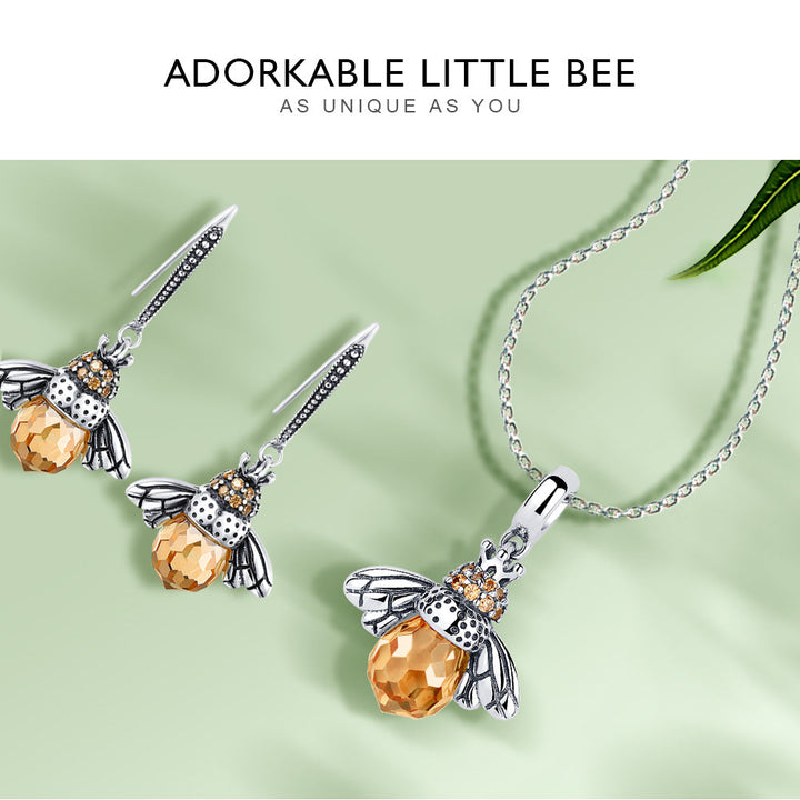 Elegant Insect Pendant Necklace | Unique Jewellery Piece-Silver Pendant Only-State of Style