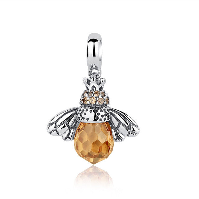 Elegant Insect Pendant Necklace | Unique Jewellery Piece-Silver Pendant Only-State of Style