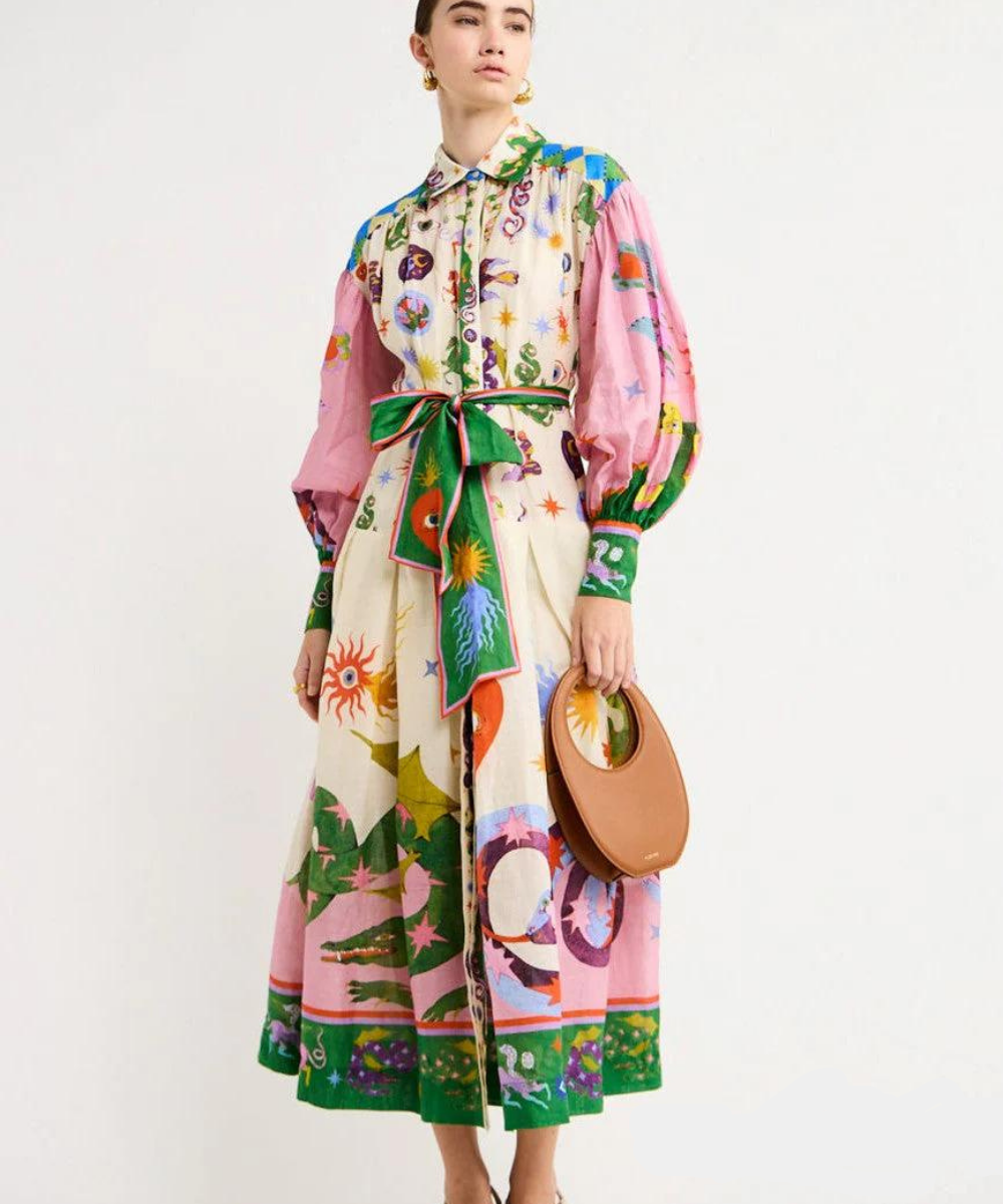Elegant Italian Maxi Dress – Bianca-S-State of Style