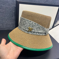 Elegant ladies' summer hat with bow detail – RibbonShade-Khaki-State of Style