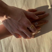 Elegant Leaf Ring | Nature-Inspired Adjustable Jewellery for Women-Silver-State of Style