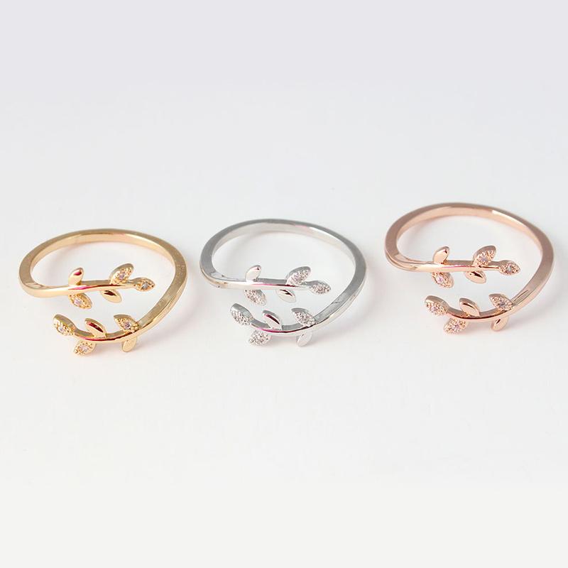 Elegant Leaf Ring | Nature-Inspired Adjustable Jewellery for Women-Silver-State of Style