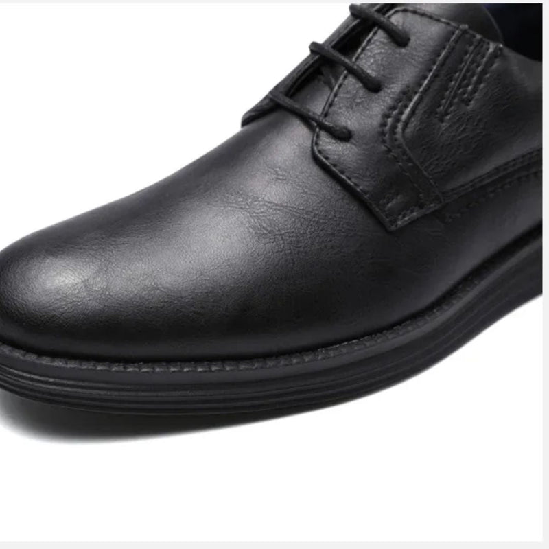 Elegant Leather Sneakers Charles – Office & Casual Comfort-Chocolate-6.5-State of Style