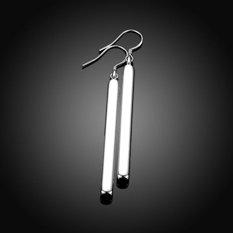 Elegant Line Earrings | Sterling Silver-State of Style
