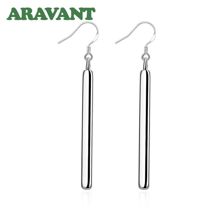 Elegant Line Earrings | Sterling Silver-State of Style