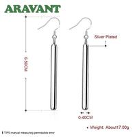 Elegant Line Earrings | Sterling Silver-State of Style