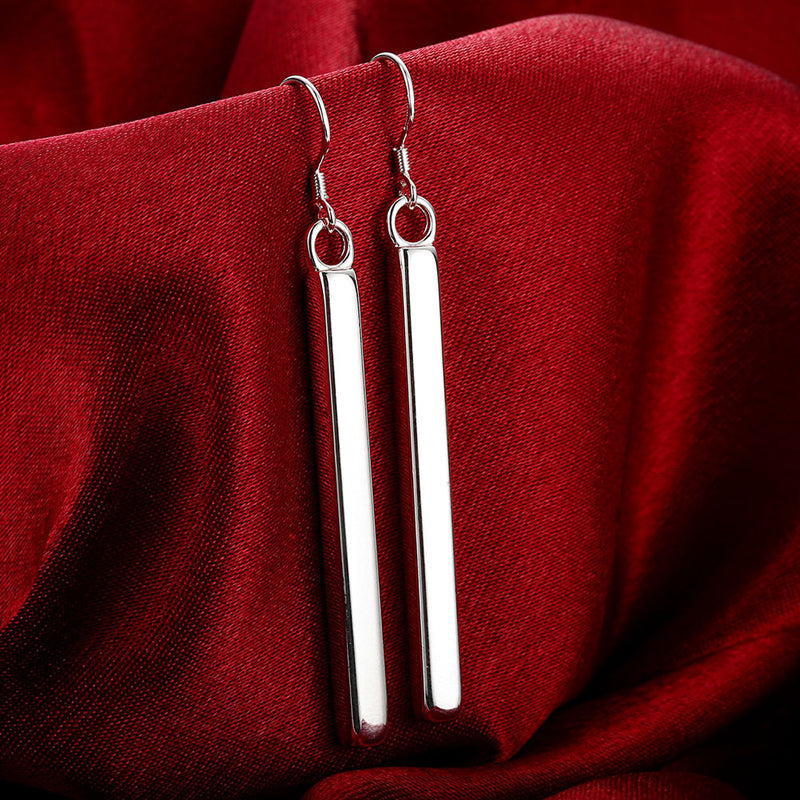 Elegant Line Earrings | Sterling Silver-State of Style