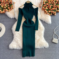 Elegant Long Dress for Women | Caitlin's Dress-Green-One size fits all-State of Style