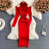 Elegant Long Dress for Women | Caitlin's Dress-Red-One size fits all-State of Style