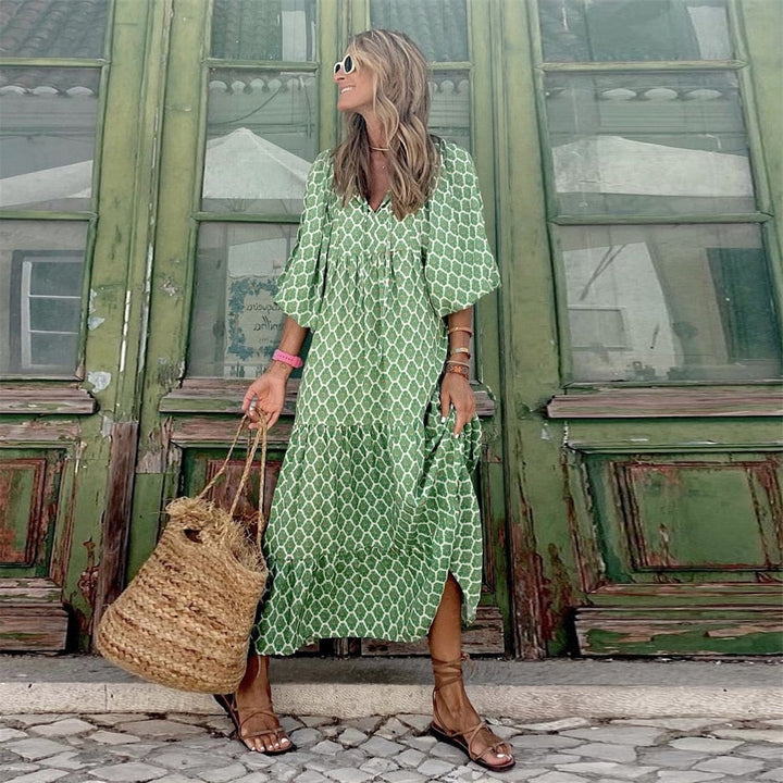 Elegant Long Dress | Perfect for Special Occasions-Light Green-S-State of Style