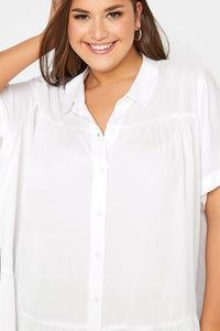 Elegant, Long Tunic Shirt in Plus Sizes-2XL-State of Style