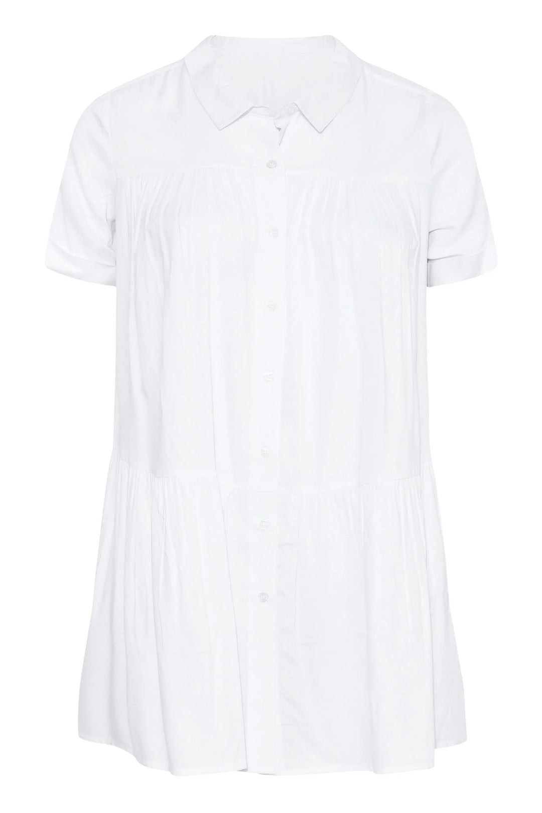 Elegant, Long Tunic Shirt in Plus Sizes-2XL-State of Style