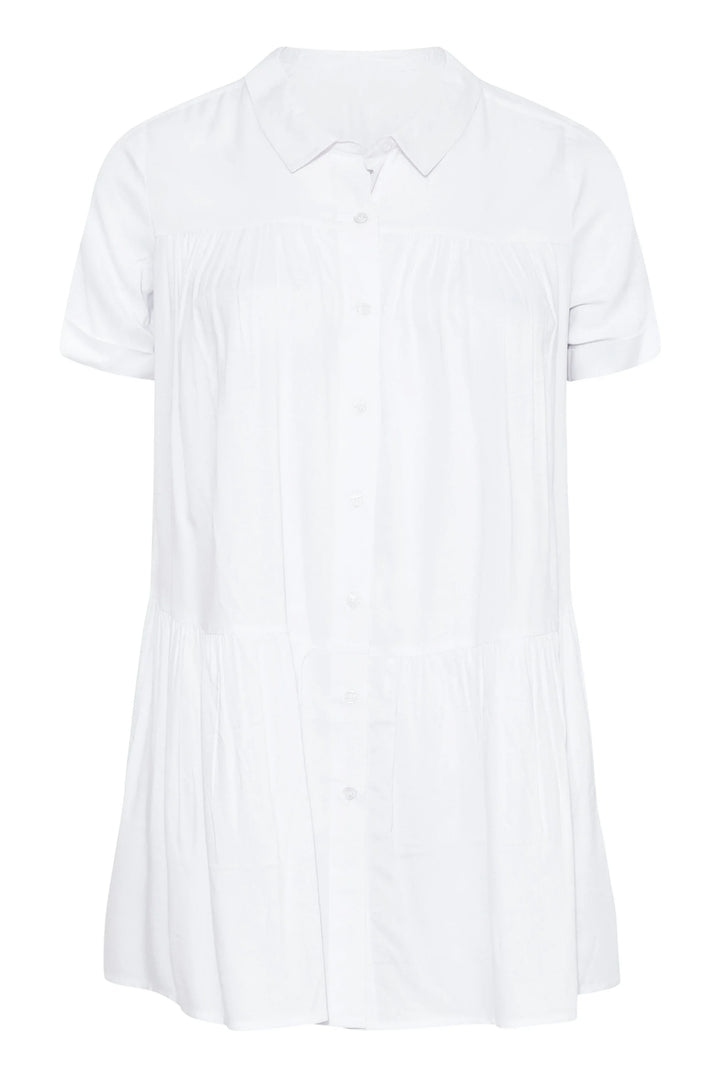 Elegant, Long Tunic Shirt in Plus Sizes-2XL-State of Style