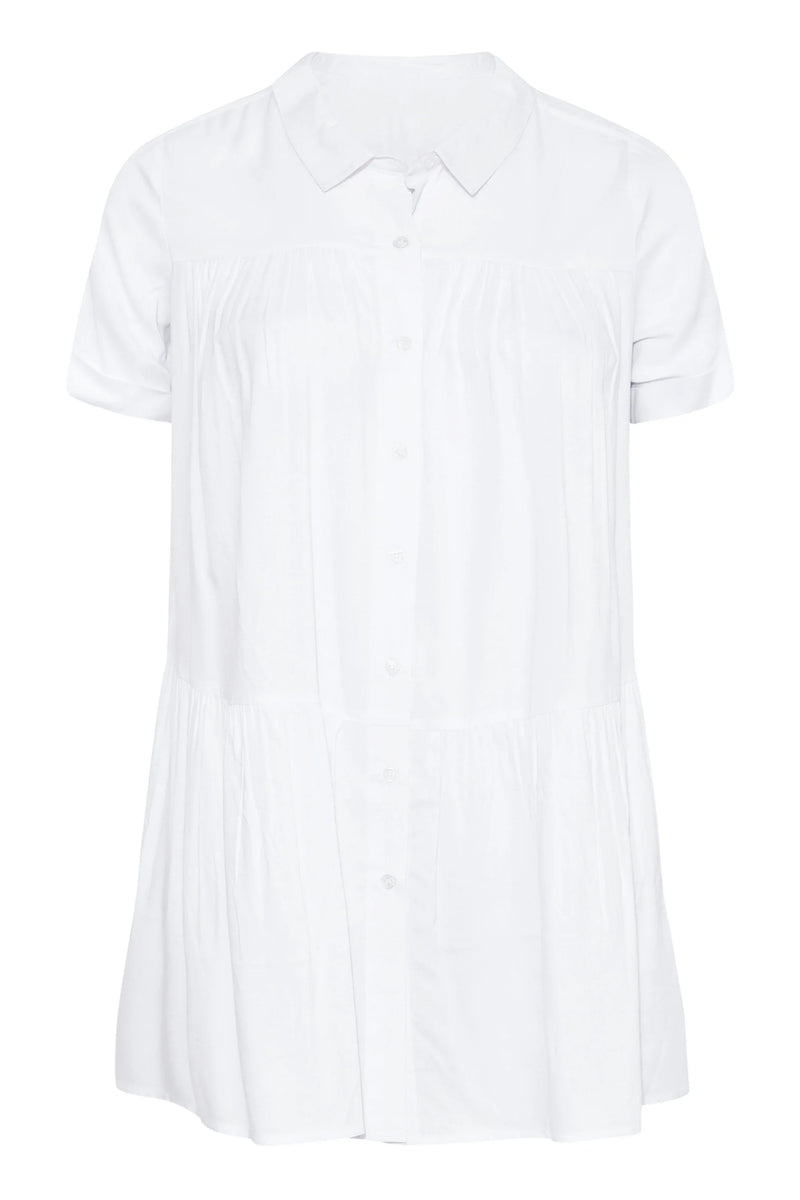 Elegant, Long Tunic Shirt in Plus Sizes-2XL-State of Style