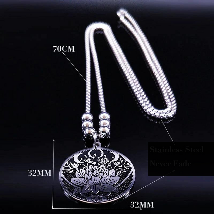 Elegant Lotus Flower Necklace | Exquisite Jewellery for Women-State of Style