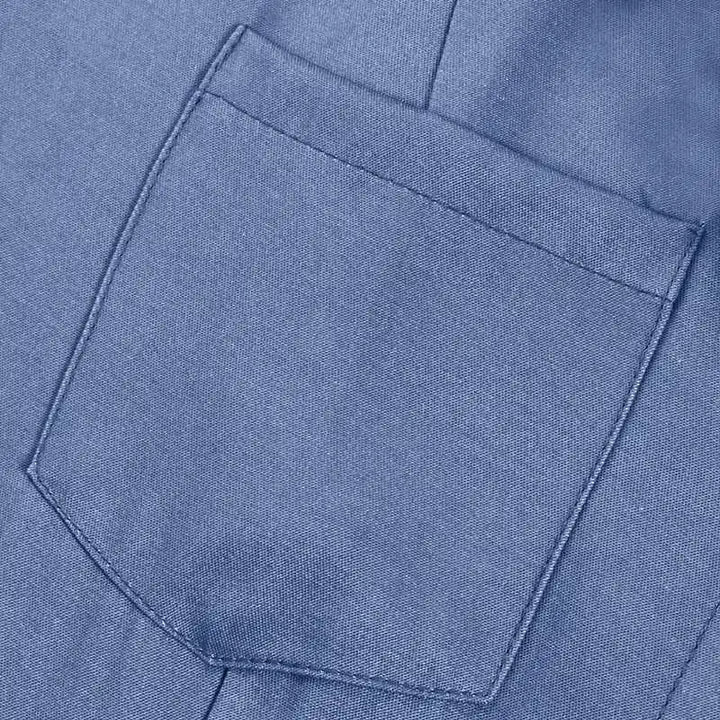 Elegant Maxi Denim Dress for Plus Sizes-Light Blue-S-State of Style