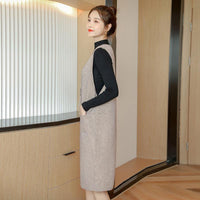 Elegant Maxi Dress With Zipper | Comfortable & Stylish For Women-Black-S-State of Style