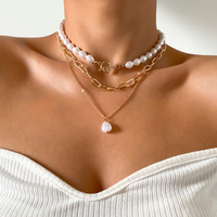 Elegant Multi-Layer Pearl Necklace | Timeless Statement Jewellery-Mia (Sold out!)-State of Style