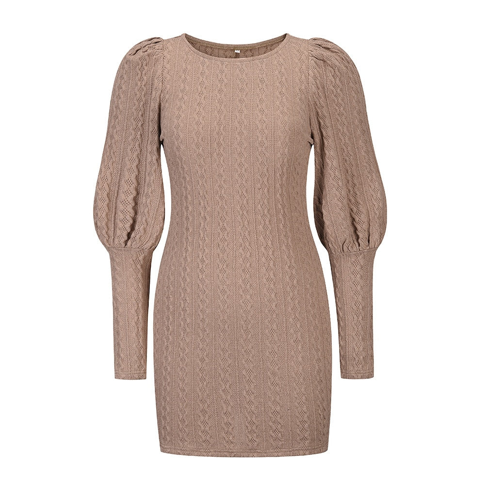 Elegant Off-Shoulder Dress | Flowy and Comfortable-Beige-S-State of Style