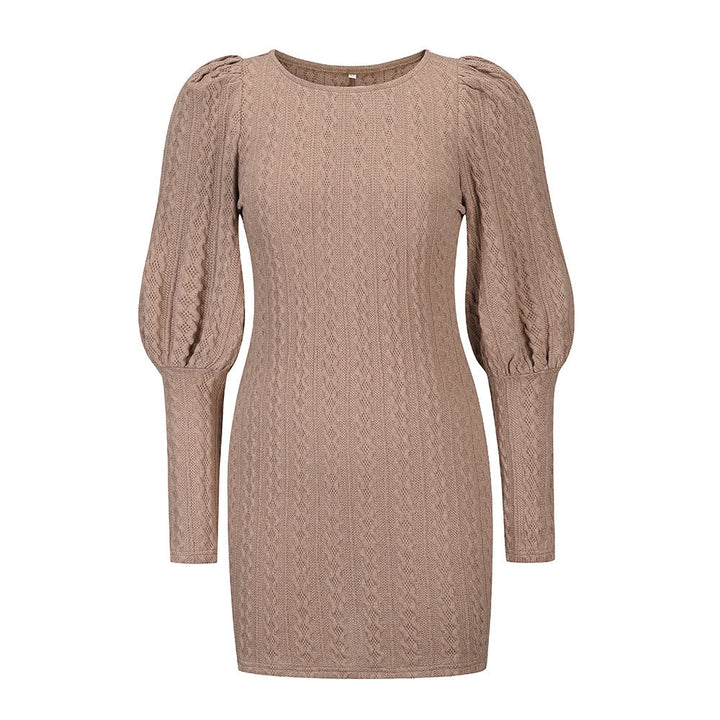 Elegant Off-Shoulder Dress | Flowy and Comfortable-Beige-S-State of Style