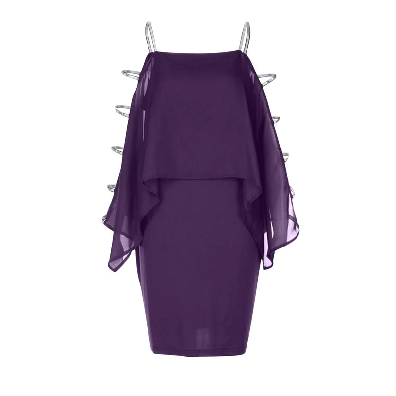 Elegant Off-Shoulder Lace Swing Dress – Plus Size-Black-XL-State of Style