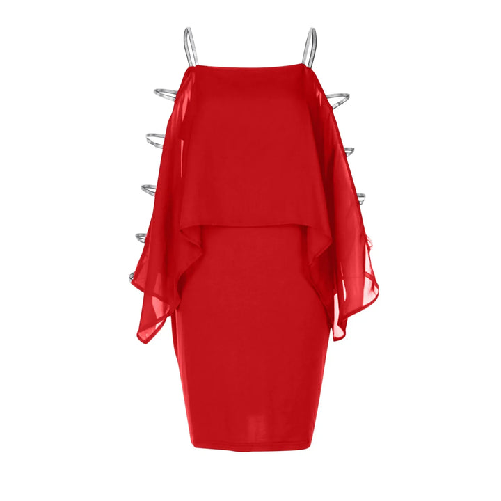 Elegant Off-Shoulder Lace Swing Dress – Plus Size-Black-XL-State of Style