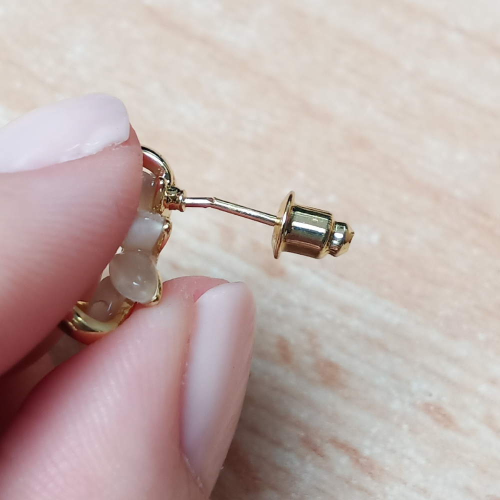 Elegant Opal Flower Petal Earrings | Sophisticated and Stylish-State of Style