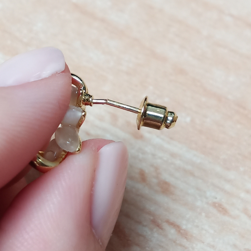 Elegant Opal Flower Petal Earrings | Sophisticated and Stylish-State of Style