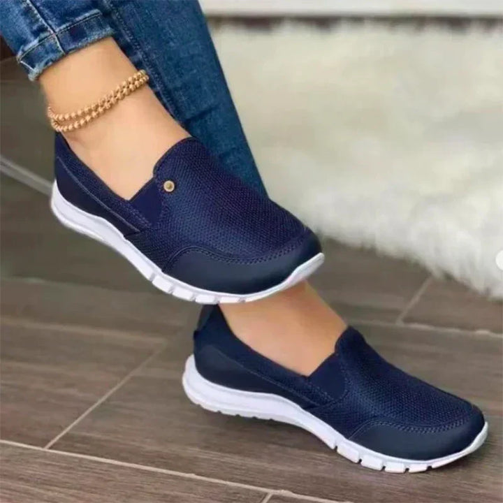 Elegant orthopedic diabetic shoes for women – Veronica Comfort-Blue-3-State of Style