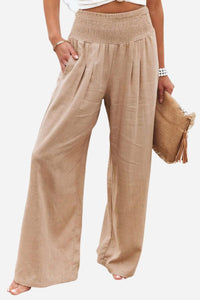 Elegant Palazzo Pants with Boho Flair – Yasmin-Pink-S-State of Style