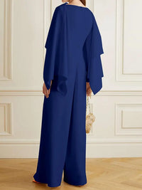 Elegant Pleated Jumpsuit - Lara-Beige-S-State of Style