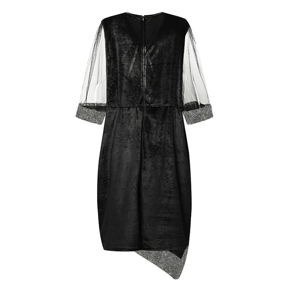 Elegant Plus-Size Party Dress-Green-L-State of Style