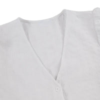 Elegant Plus Size V-Neck Maxi Dress-Blue-L-State of Style