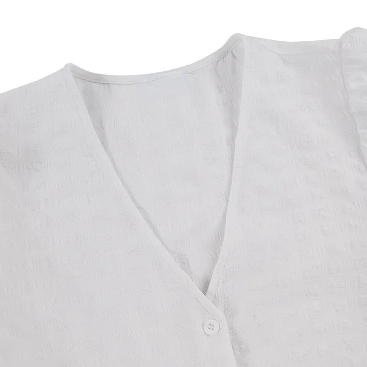 Elegant Plus Size V-Neck Maxi Dress-Blue-L-State of Style